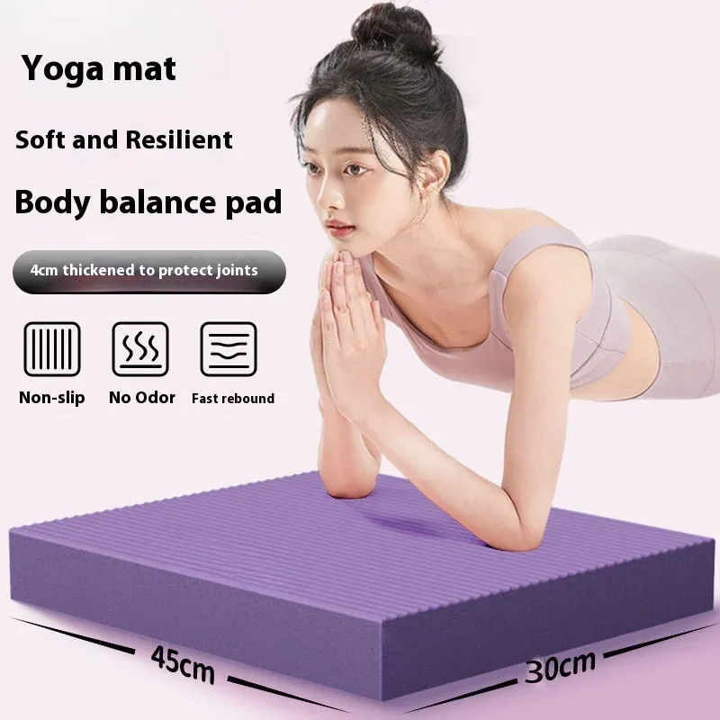45*30cm Yoga Matte Dicke Anti-slip Gymnastik Fitness Matte Pilates Reformer Yoga Knie Kern Kraft Training workout Matte für Zuhause