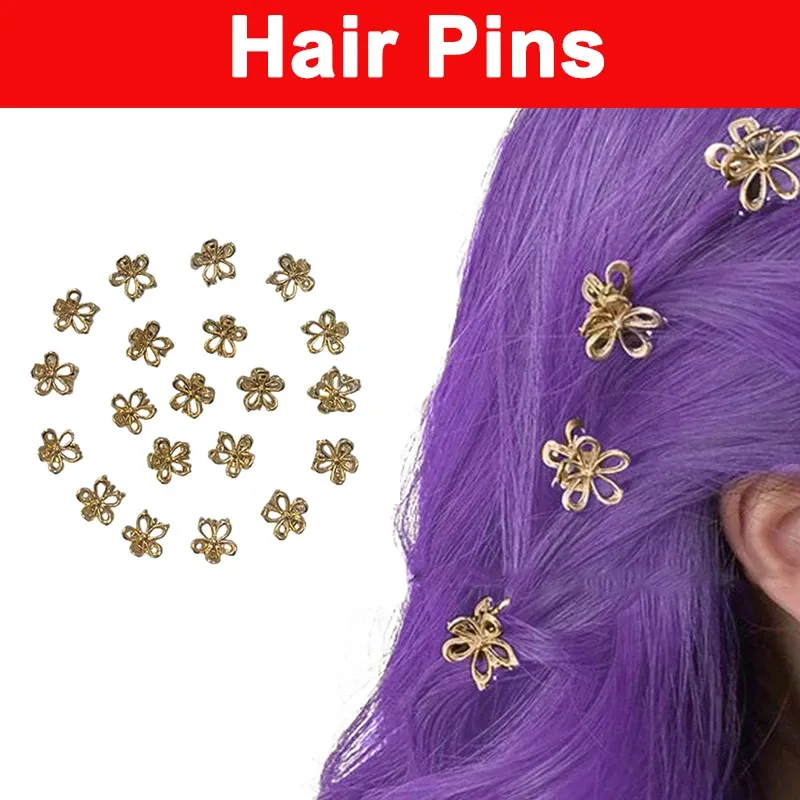 Ruummi Goldene Kopfbedeckung Teufel Weibliche Gruppe Cosplay Kostüm Haarschmuck 20 Stück Haarnadeln Halloween Karneval Kopfbedeckung Anzüge Requisiten