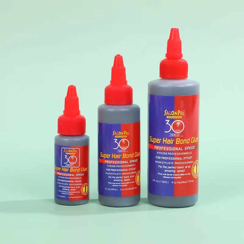 30 ml wasserdichter Kleber für Haare, Perückenkleber für Lace-Front-Perücke/Toupet/Verschluss/Haarverlängerung und Entferner, super haftender Kleber