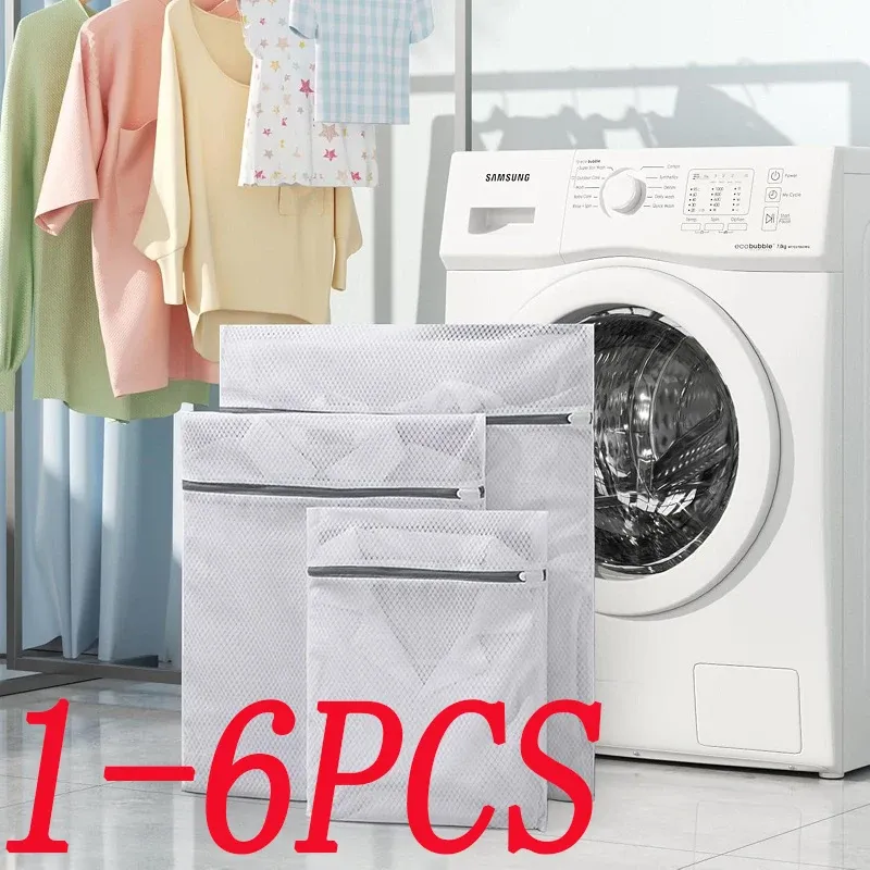 Wäschesäcke Haushalt Feinmaschige Unterwäsche Kleidung Reinigung Organizer Beutel Wiederverwendbare Waschmaschinen Mesh Polyester Wäschesack