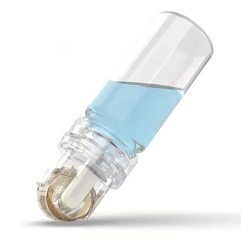 Hydra Needle Titan-Nadelwerkzeug und Serumapplikator 64-Nadeln – kosmetisches Derma-Roller-Werkzeug für Gesicht und Bartwachstum