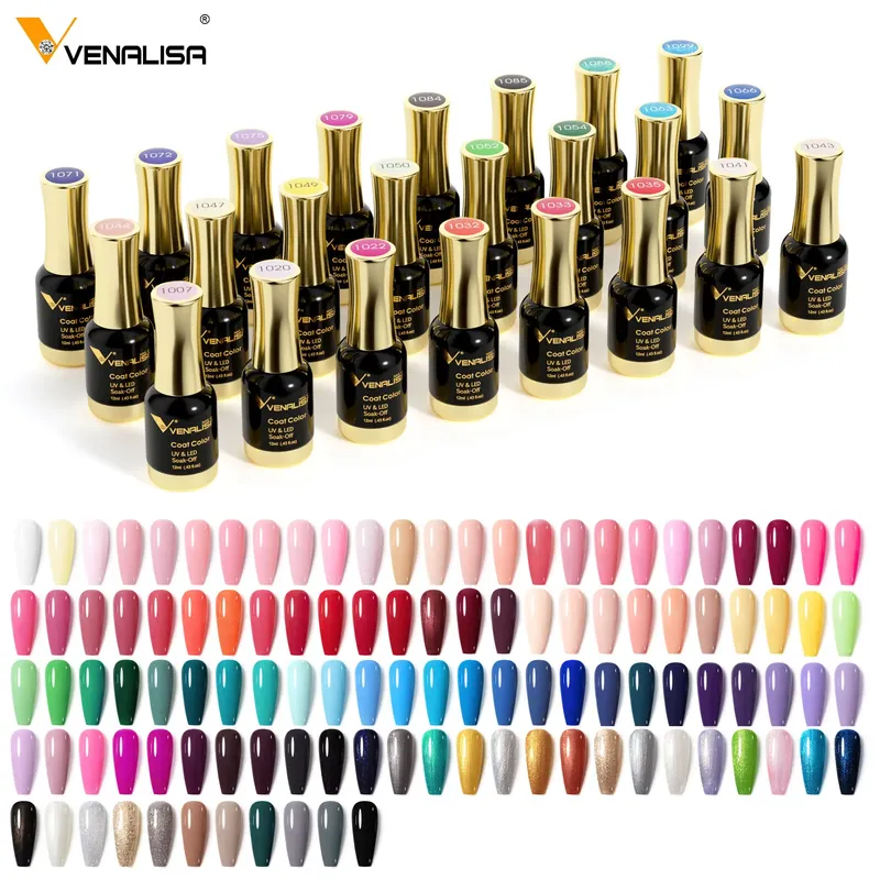 # 1004 VENALISA Nagelgelpoliermittel Hema TPO Free Semi Permanent Jelly Nude Pink Color Soak Off UV LED Ultra Diamond Lack 12 ml