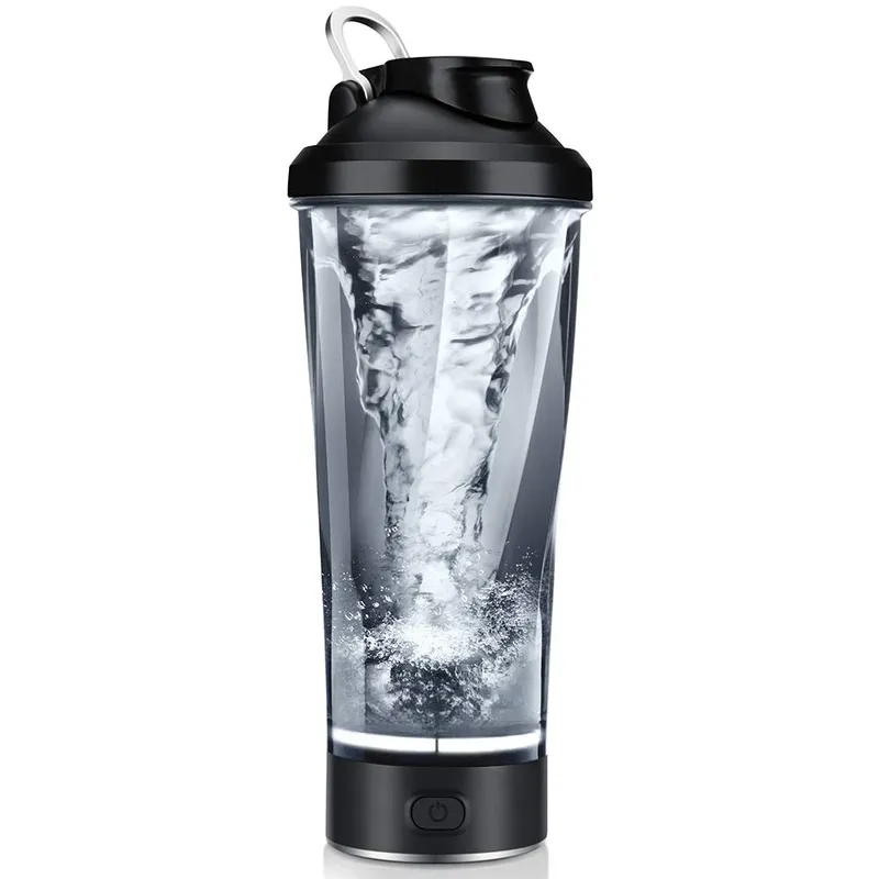 Hochwertiger elektrischer Protein-Shaker-Becher, BPA-frei, tragbarer Mixerbecher/USB wiederaufladbar, wiederverwendbar, geeignet für drinnen und draußen