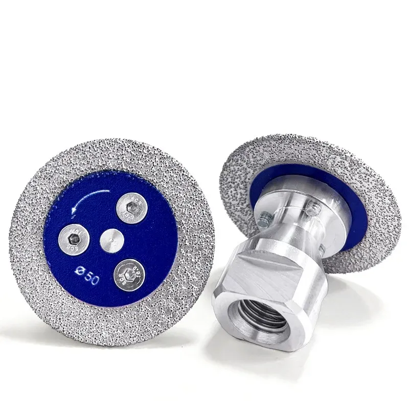 M14-Gewinde-Diamant-Sägeblatt 50 mm zum Schneiden, Schleifen, Trennscheibe für Granit, Marmor, Keramikfliesen