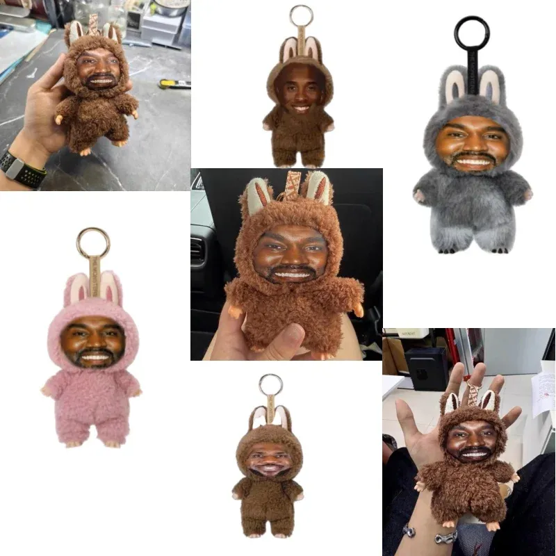 Kanye West Hip-Hop Trendiger Anhänger, gleiches Layeye-Design, Geburtstagsgeschenk, trendiges Spielzeug für Fans, Kuscheltiere und Plüsch