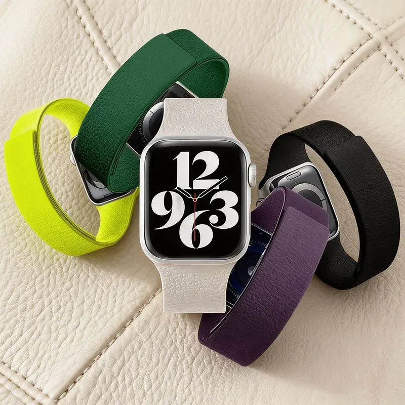 Magnetisches Armband für Apple Watch Ultra3/2/1 49mm 45/42/46mm 40mm 41mm 2025 Neues Silikon-Sportarmband Serie 11 10 9 8 7 6 5 4 SE