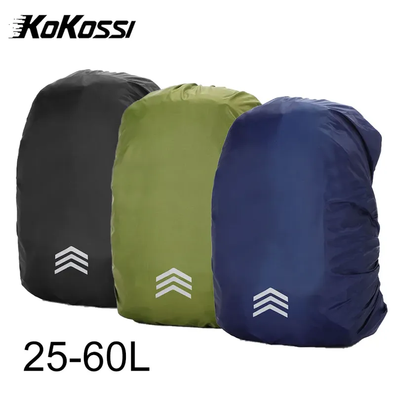 KoKossi 25-60L Rucksack Regen Abdeckung Outdoor Bergsteigen Radfahren Wandern Rucksack Wasserdichte Abdeckung Rucksack Staub Abdeckung Frau Männer