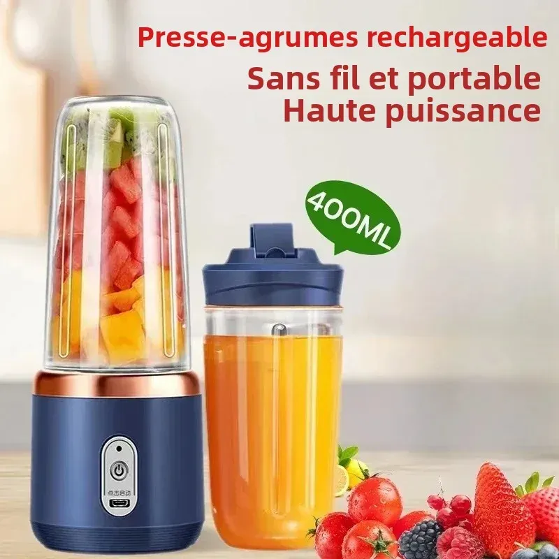 6 farben 400 ml Tragbare USB Mixer Elektrische Reise Entsafter Tasse Für Smoothie Milchshake Küche Mini Mixer Werkzeug