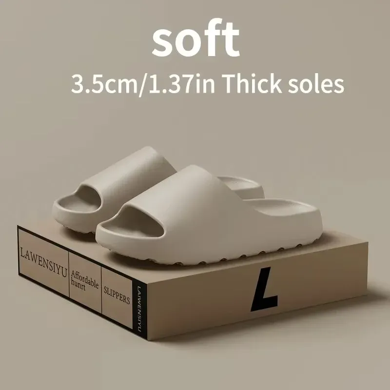 2025 Cloud Comfort Coconut Hausschuhe, Unisex-EVA-Sandalen mit dicker Sohle und Fußstütze, rutschfest, für Zuhause, drinnen und draußen