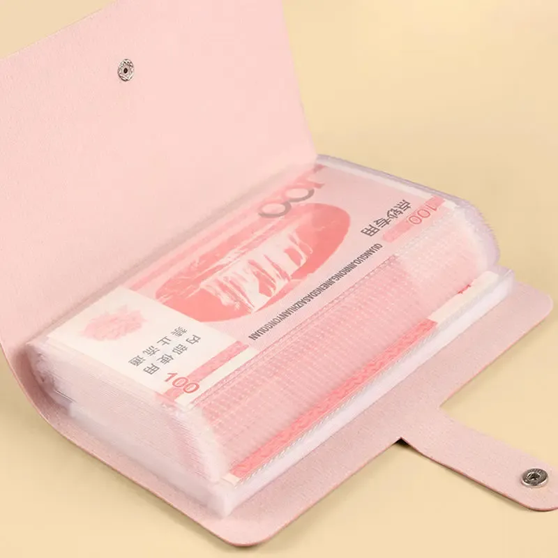 Sparen Geld Buch Banknote Album Geld Halter Einfarbig Album Bargeld Sammeln Buch Geld Sparen Organizer Fotokarten Halter