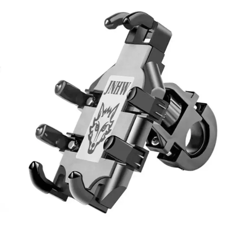 VIKEFON Universeller neuer, verbesserter Handyhalter mit acht Krallen für Motorrad, Roller, ATV, Fahrrad, E-Bike, Handyhalterung