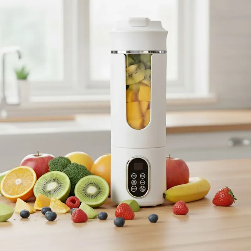 Neue 530 ml Tragbare Entsafter Drahtlose USB Lade Mini Entsafter Crushed Ice Elektrische Entsaften 12 Klinge Frische Saft Mixer
