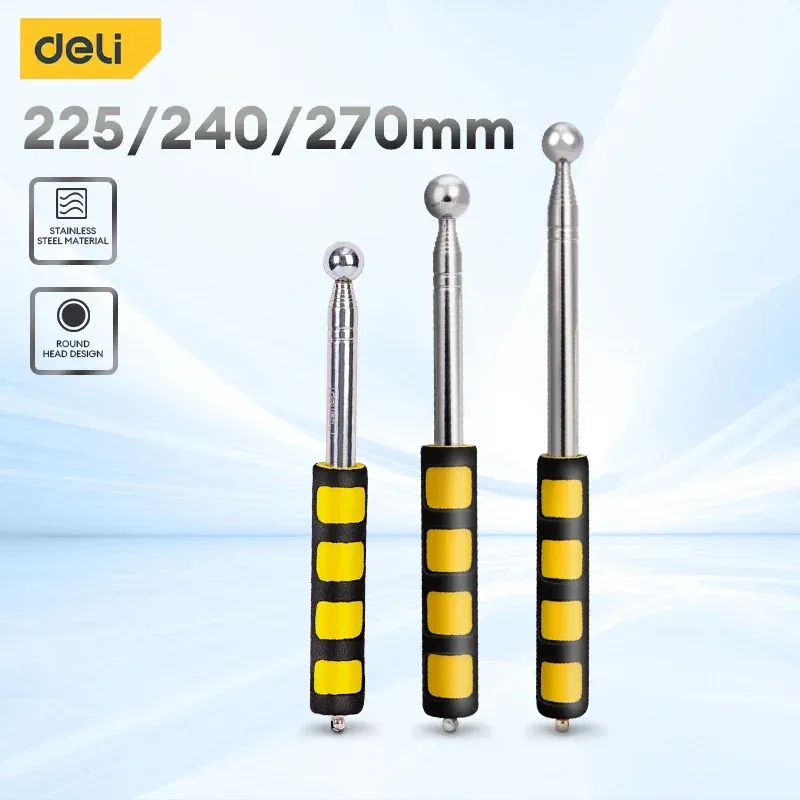 Deli 1 Stück verstellbarer leerer Trommel hammer Boden Tests tab Inspektions raum Metall prüf werkzeuge Multifunktion aler Teleskop hammer