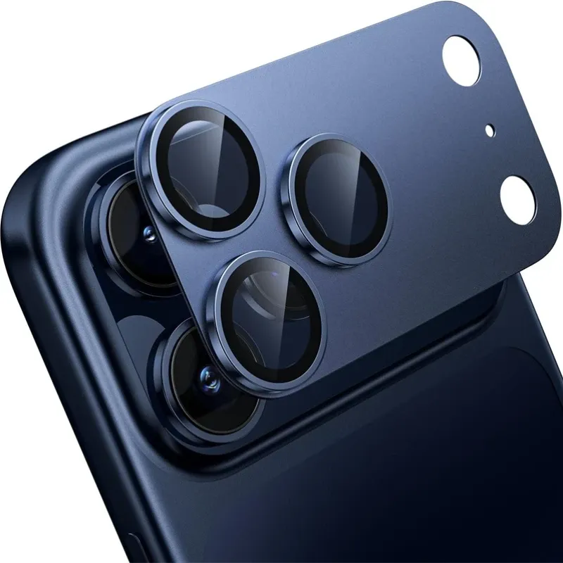 Metallglas-Kameraobjektivschutz für iPhone 17 Air 16 15 14 13 Pro Max Plus 16Pro 17Pro 17Air i17 IPones Objektivabdeckung Zubehör
