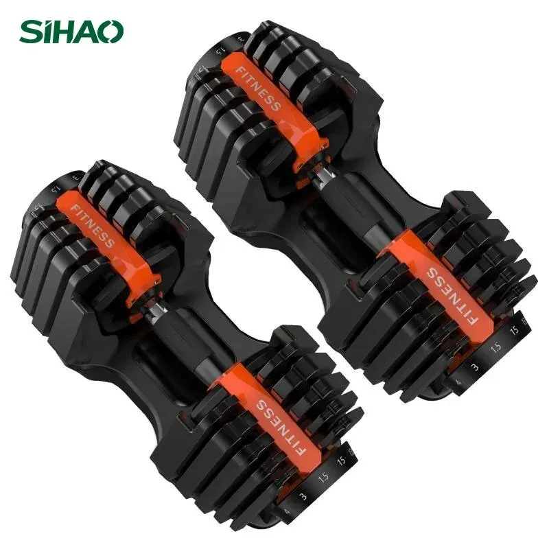 Sihao Einstellbare Hantel 24/40 KG 52,5/90 LBS Fitness Ausrüstung Training Arm Muskeln Hantel Kostenloser Versand Einstellbare Hantel