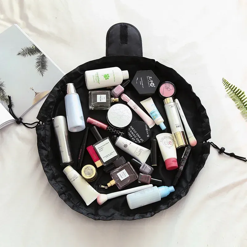 Frauen Kordelzug Kosmetik Tasche Reise Lagerung Make-Up Tasche Organizer Weibliche Make-Up Tasche Tragbare Wasserdichte Kulturbeutel Schönheit Fall
