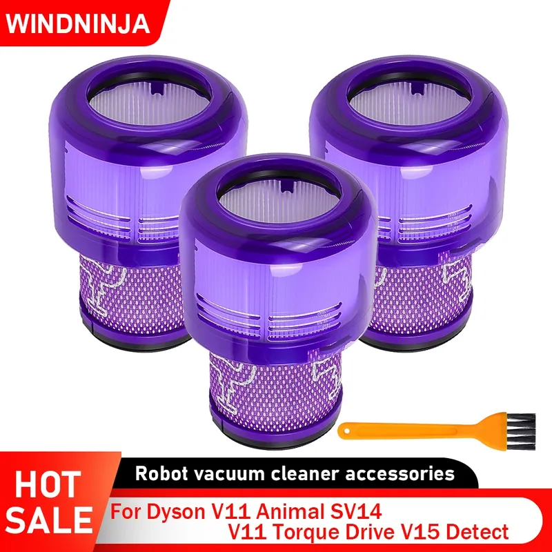 HEPA-Filterteile für Dyson V11 Animal V11 Torque Drive V15 Detect SV14 Akku-Staubsauger. Vergleichen Sie mit Teil 970013-02