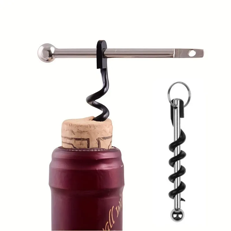 1/3/5 stücke Rotwein Flasche Opener Korkenzieher Flasche Korkenzieher mit Ring Schlüsselbund Mini Party Bar Küche werkzeuge
