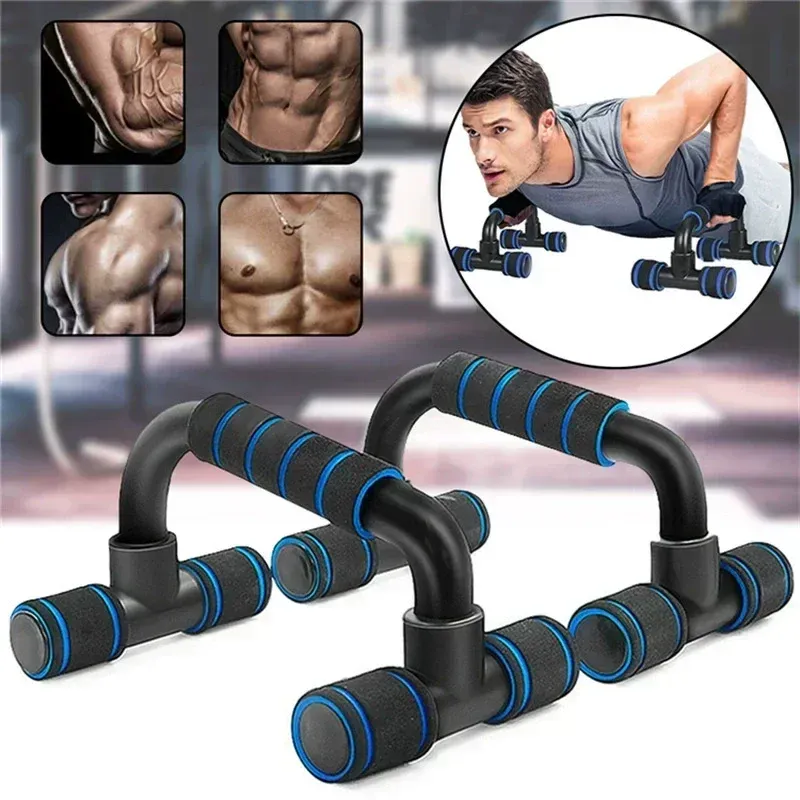 GYM rutschfeste H-förmige Push-Up-Stange, Griffe Heimfitnessgeräte für Arm, Brust, Workout, rutschfester Stützständer, Fitness, Sport, 2 Stück