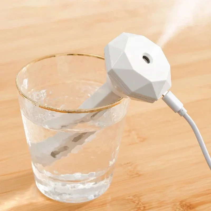 Luftbefeuchter Ultraschall USB Mini Hause Luft Diffusor Auto Luftreiniger Aroma Anion Nebel Maker Mit Romantische LED Lampe Tragbare Luftbefeuchter