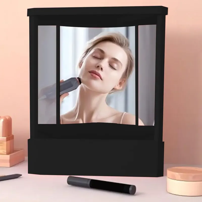 Professioneller echter Spiegel, nicht umkehrbarer Spiegel, klarer umgekehrter Spiegel, Kosmetikspiegel für Kosmetik, Make-up, Schminktisch, Schlafzimmer