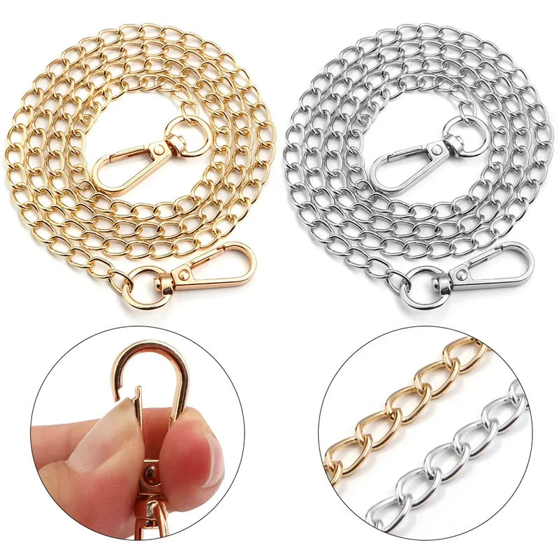 20-120 cm Geldbörse Kette Riemen Umhängetasche Handtasche Ketten Ersatz Schulter Tasche Kette Riemen Diy Frauen Mädchen Tasche Teil zubehör