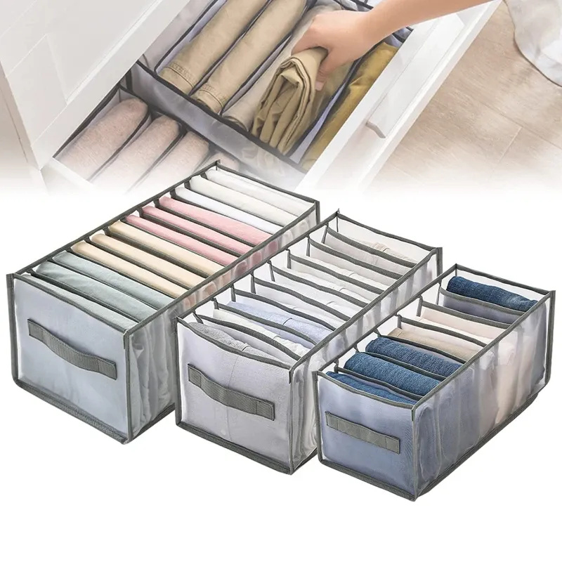 Schränke, Kleidung, Organizer, Hosen, Jeans, Aufbewahrungsbox, Schrank-Organizer, Schubladen, Unterwäsche, Socken, T-Shirt, Kleiderschrank, Aufbewahrungsorganisatoren