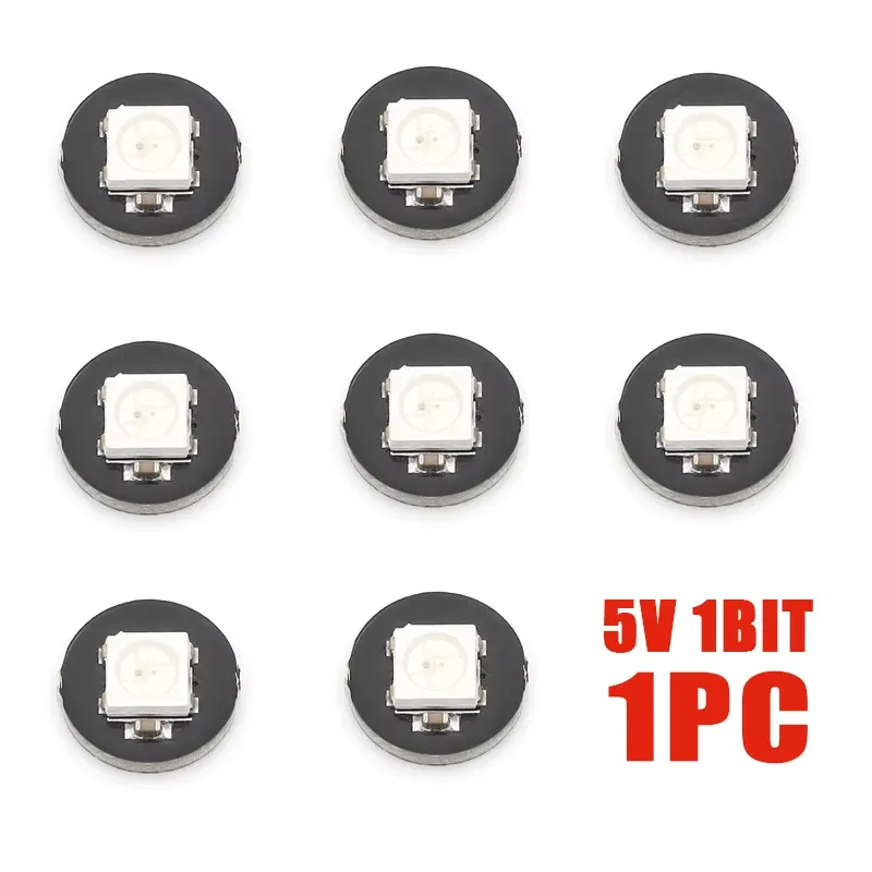 1PC 5V 1Bit WS2812 5050 RGB LED Ring Lampe Licht + Integrierte Treiber Für Arduino Diy