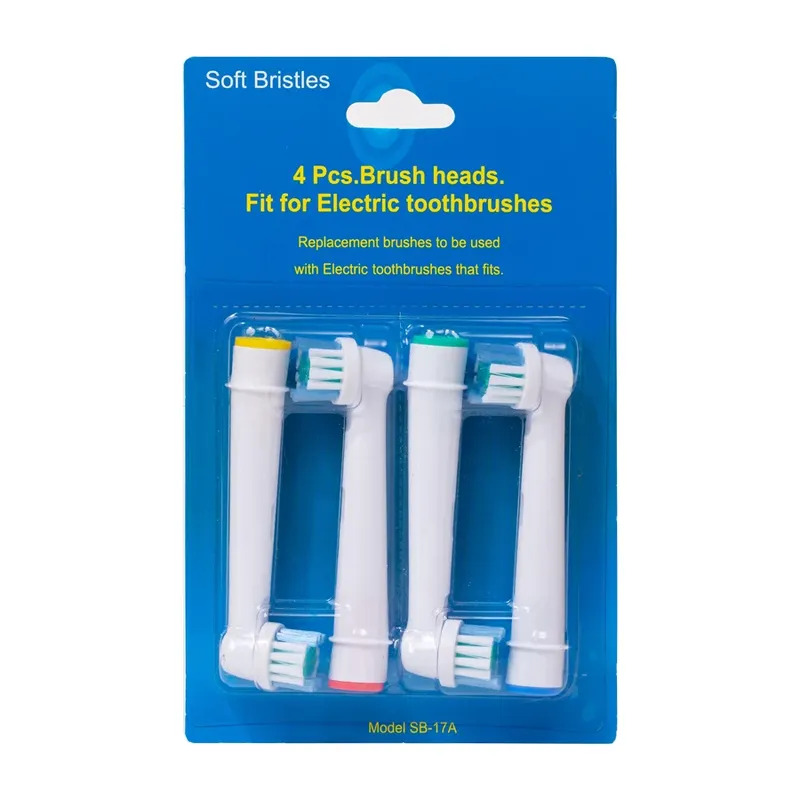 4/8 Stück Ersatzbürstenköpfe für Oral-B elektrische Zahnbürste Advance Power/Vitality Precision Clean/Pro Health/Triumph/3D Excel