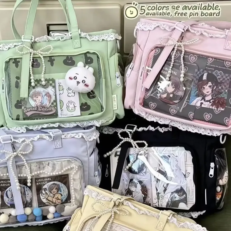 Ballett-Mädchen, großer Appetit, japanische zweidimensionale Einzelschulter-Umhängetasche, Geschenk für Freunde, Damenhandtasche