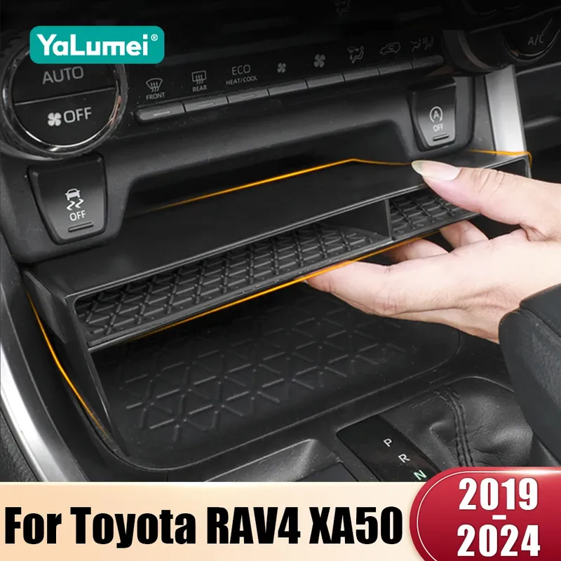Für Toyota RAV4 XA50 2019 2020 2021 2022 2023 2024 RAV4 Hybrid Auto Zentrale Konsole Lagerung Box Organizer Halter zubehör