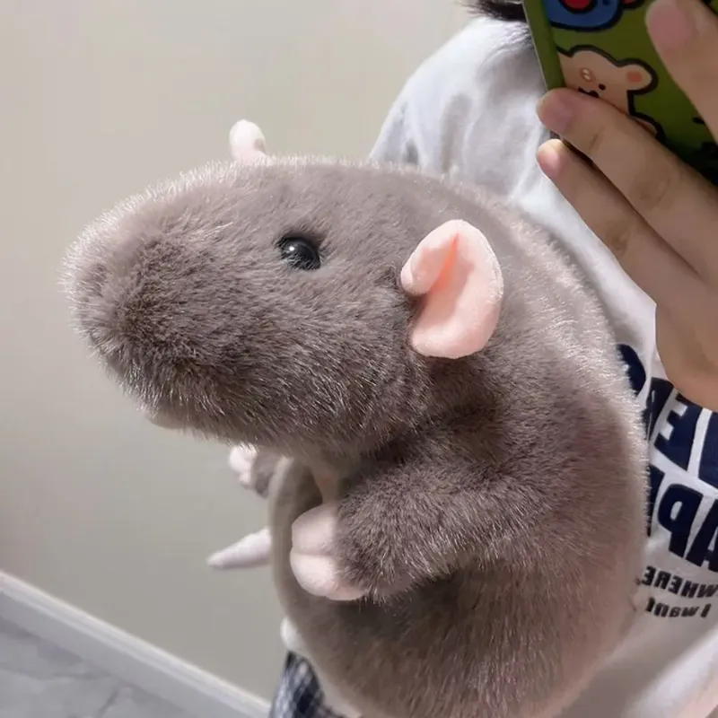 Nette 35/50 cm Maus Puppe Plüsch Übergroßen Blume Zweig Ratte Puppe Cartoon Weiche Tier Figur Kinder Geschenk Geburtstag