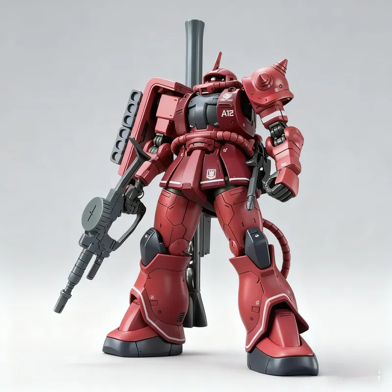 Hg 1/144 GTO Zaku Of The Red Comet Montage Modell Kit Action Figur Exquisite Desktop Dekoration Überraschung Geschenk Sammlung Junge