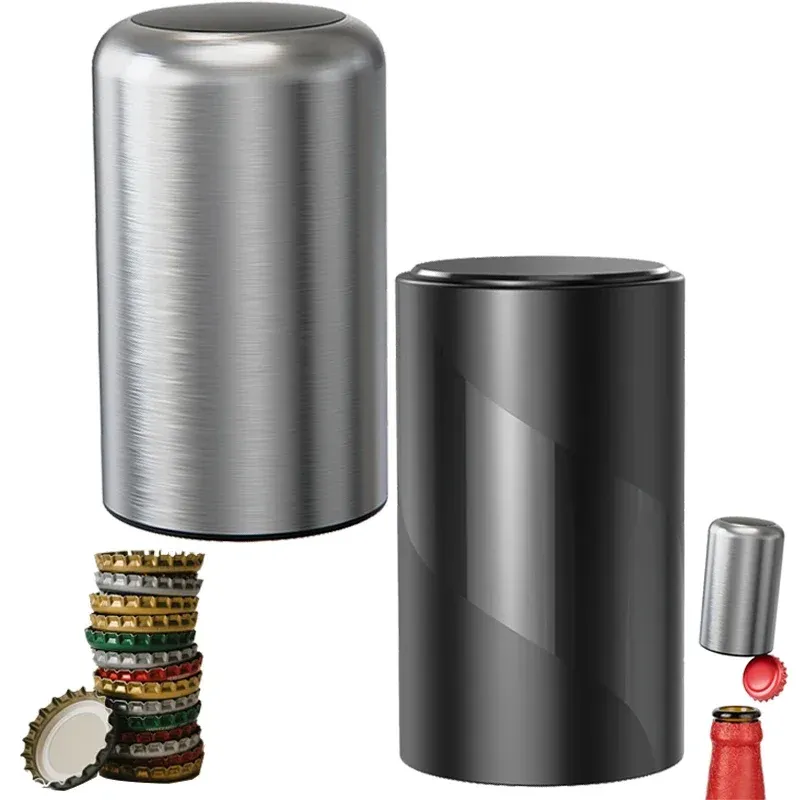 Magnetischer Bierflaschenöffner, nach unten drücken, Bierflaschenöffner, Bierflaschenöffner mit Magnet, Biergeschenke für Weihnachtsfest