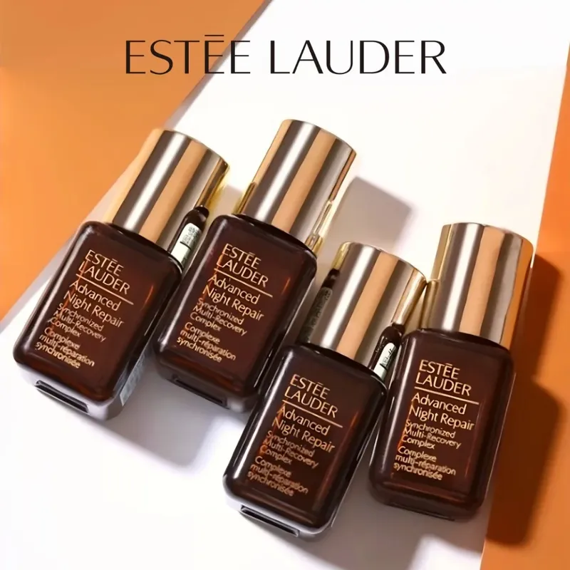 Estee Lauder Advanced Night Repair Gesichtsserum 7 ml, synchronisierter Multi-Recovery-Komplex mit Hyaluronsäure und Peptid, feuchtigkeitsspendend
