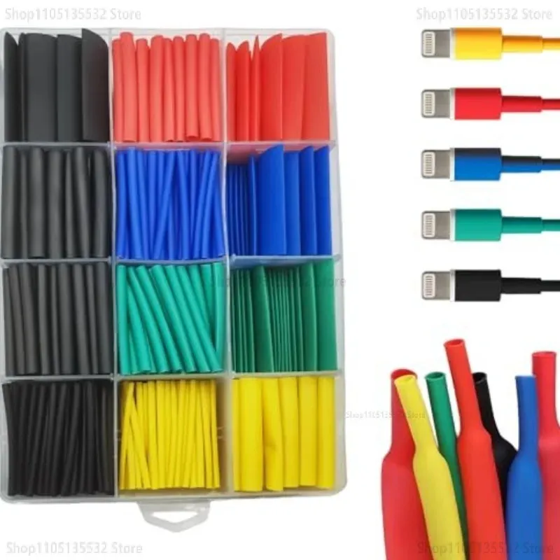 127/165/328/560/650/800 stücke Schrumpfschläuche kit 2:1 Schrumpf Draht Schrumpfen Wrap Draht Verbinden Abdeckung Kabel Reparatur Schutz
