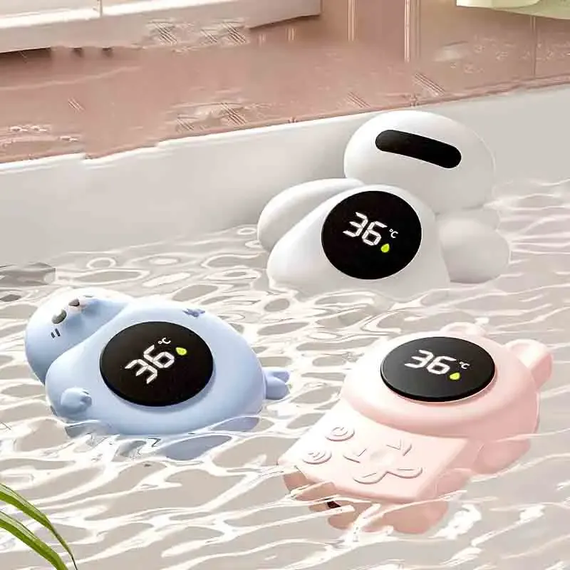 Baby Badethermometer Wassertemperaturmesser für Kinder Badewannen-Temperaturmonitor Wasserdichtes digitales LED-Display Temperaturanzeige