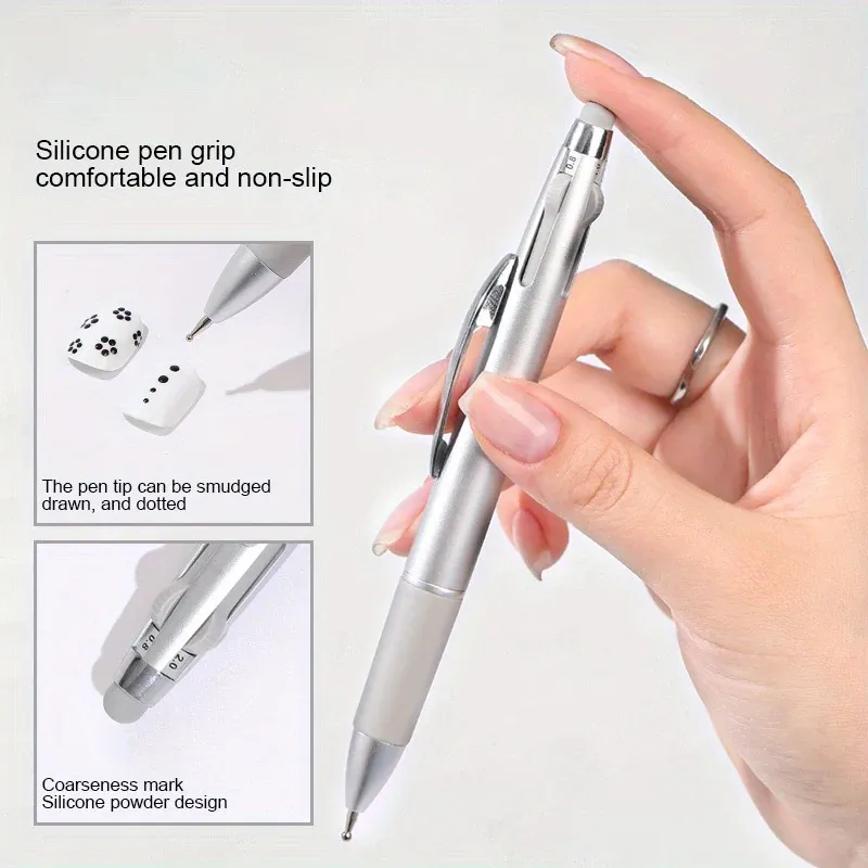 Nail Dotting Pen Nail Art Dotting Tools im Kugelschreiber-Design Nail Art Tip Dot Paint Maniküre-Set für Punktzeichnungen im Heim- und Salonbereich