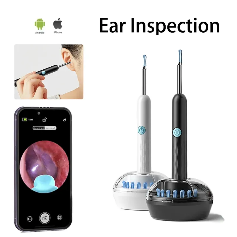 4,2 MM Kamera Tragbare Ohr Löffel Visuelle Ohr Reinigung Kamera Ohr Wachs Reinigung WIFI Drahtlose Ohr Löffel Für xiaomi huawei iPhone