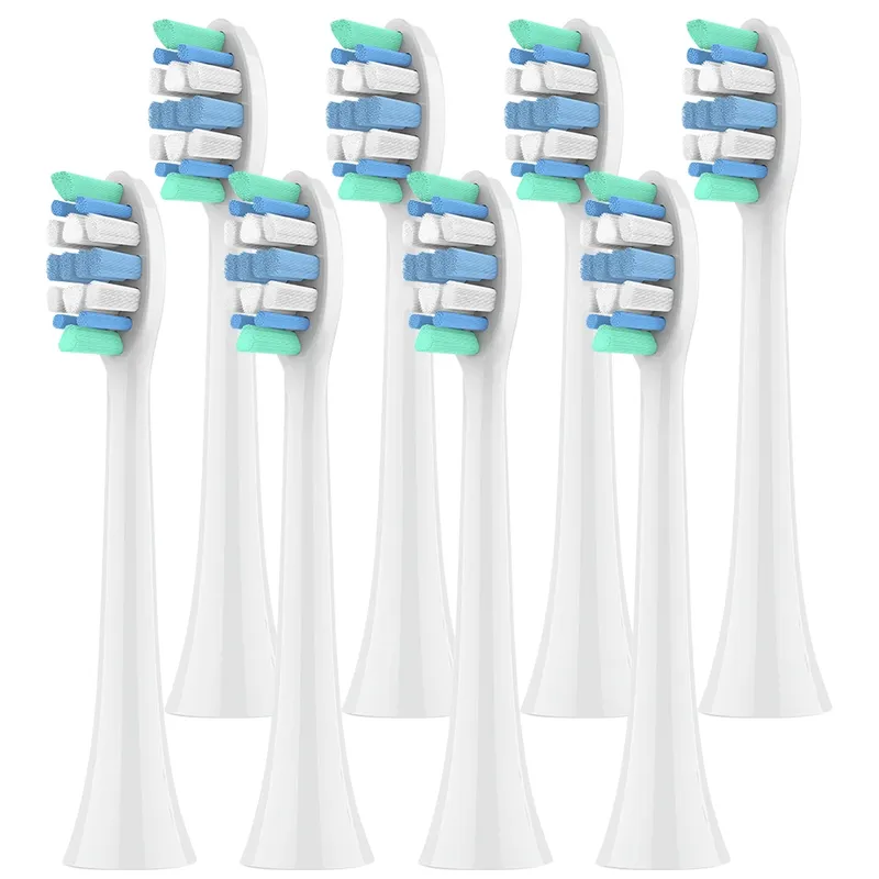8 Stück Ersatz-Zahnbürstenköpfe, kompatibel mit Philips Sonicare, Ersatz-Elektrobürstenkopf 4100 6500 6100 7500 5300 1100