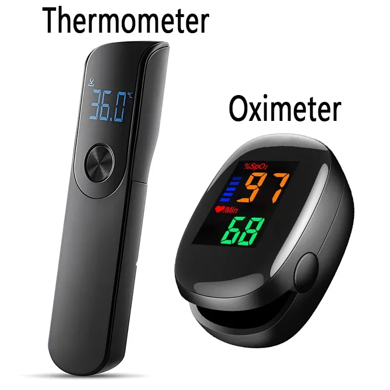 Medizinisches IR-Fieber-Thermometer, digitales Ohrthermometer für Kinder und Erwachsene, berührungslose Körpertemperatur oder Mini-Oximeter, Blutsauerstoff-Werkzeug