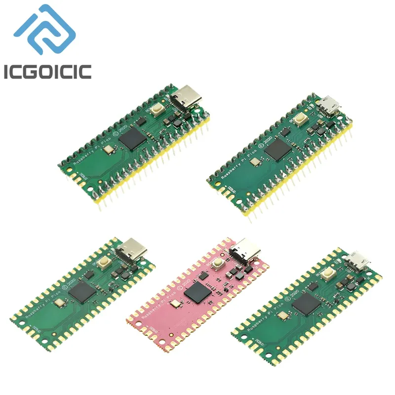 Entwicklungsboard Dual-Core RP2040 unterstützt Mciro TYPE-C Python für Raspberry Pi PICO