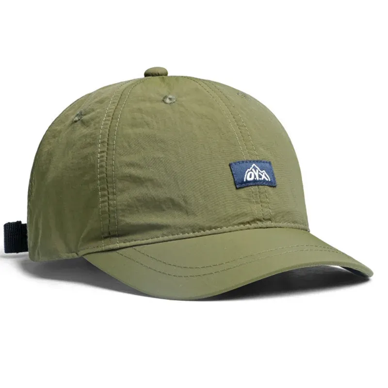 Unisex Retro-Baseballkappe mit kurzer Krempe, verstellbarer und schnell trocknender Schirmmütze, ideale Wahl für Geschenke