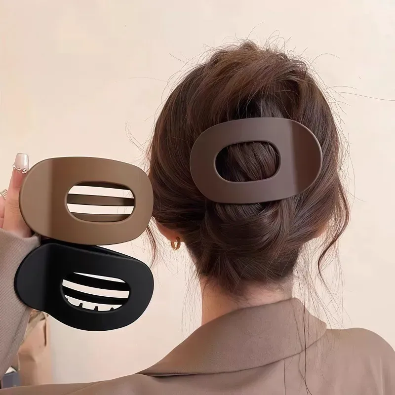 Koreanische Elegante Haar Krallen Krabben Matte Essigsäure Haar Clip Löffel Hairgrip Haarnadel Neue Barrettes Pferdeschwanz Frauen Haar Zubehör