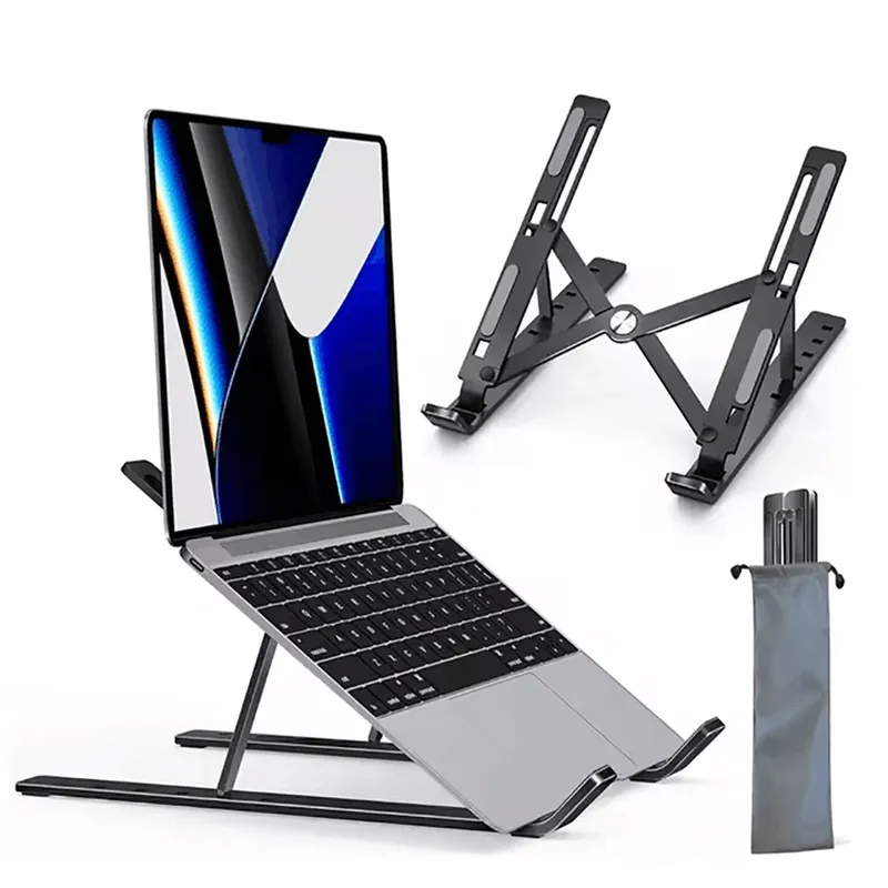 Einstellbare Laptop Halter Tragbare Faltbare Computer Monitor Halter Notebook Ständer Für Macbook Air iPad Tablets Basis Zubehör