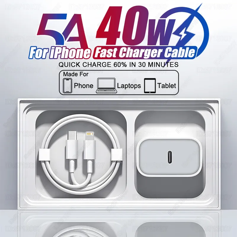 PD 40W Schnell ladegerät für iPhone 15 11 12 13 14 16 Pro Max Schnell ladekabel für iPhone 16 15 14 Plus Ladegerät Telefon zubehör