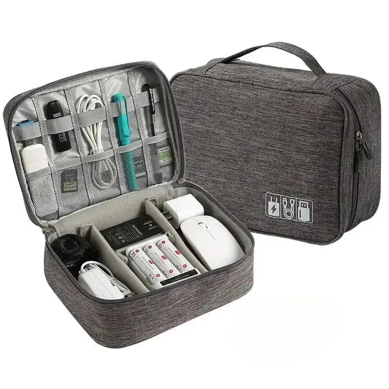 USB-Kabel-Organizer-Tasche, wasserdicht, für Reisen, Elektronik, Zubehör, Tasche, tragbares Ladegerät, Datenkabel, Aufbewahrungstasche