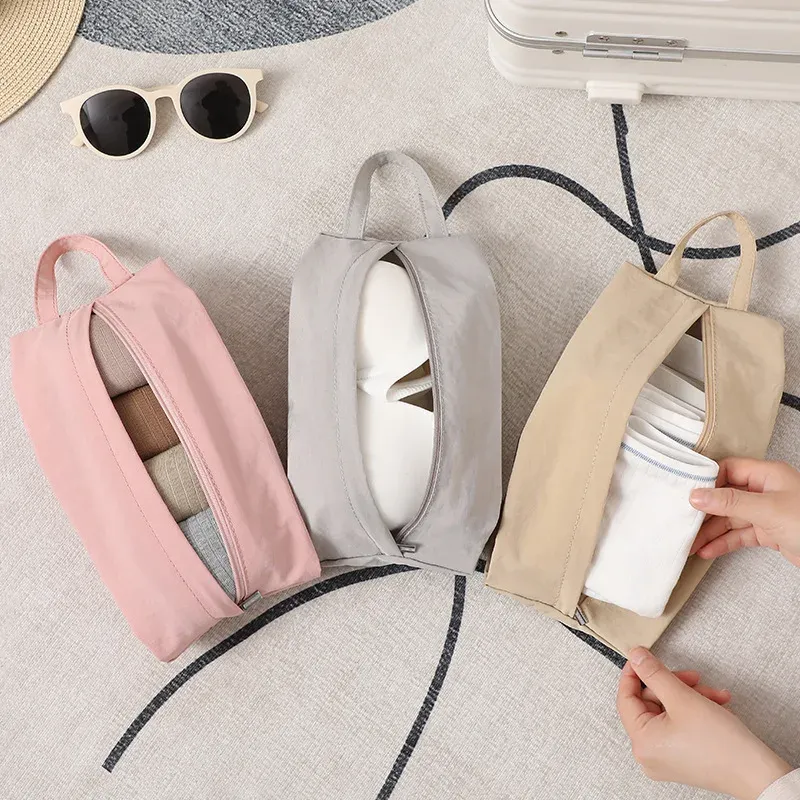 Reise-Unterwäsche-Aufbewahrungstasche, tragbare tragbare Unterwäsche, Socken, Kleidung, Verpackung, Aufbewahrungstasche, tragbare wasserdichte Kleidung