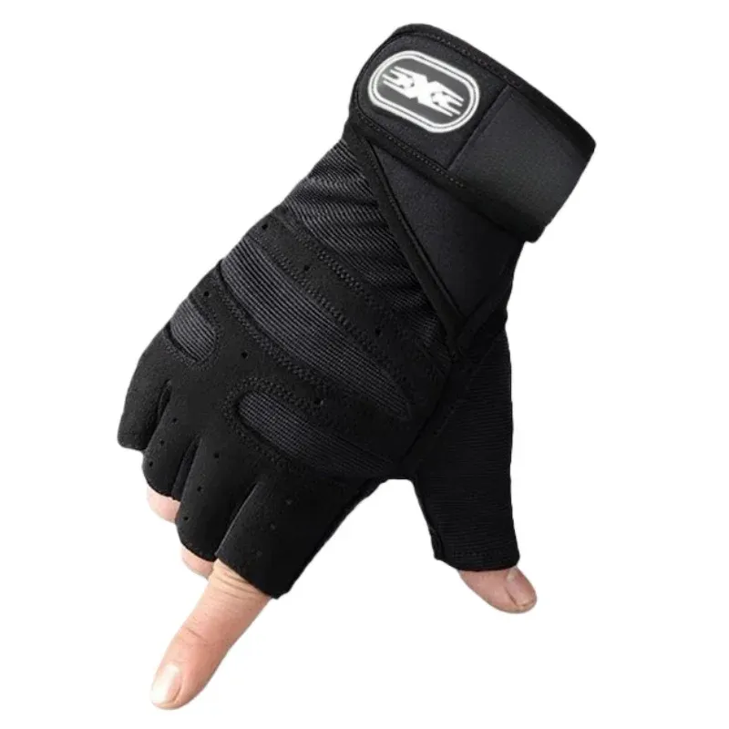 Fitnesshandschuhe für Krafttraining, Handgelenkstützende Handschuhe, Bodybuilding-Training, Sport, Übung, Radfahren