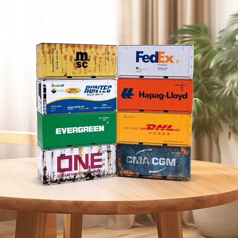 Kreative Mini Eisen Aufbewahrungsbox Desktop Organizer Kleinartikel Container Sammlerstück Aufbewahrungsbox Kinder Geschenke Miniatur Dekor